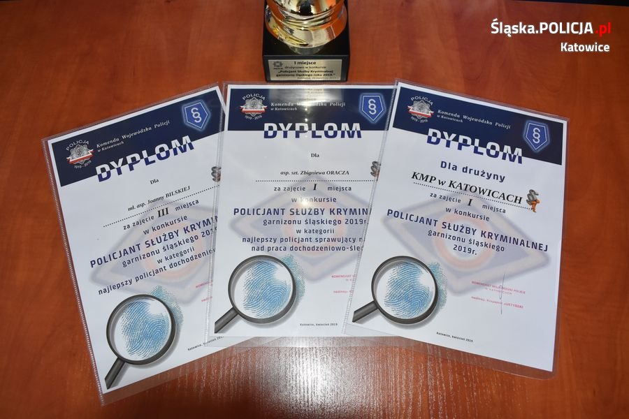 Kryminalni z Katowic najlepsi w garnizonie śląskim