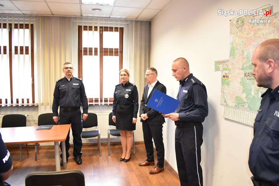 Zmiany kadrowe w katowickim garnizonie. Komisariat V ma nowego komendanta