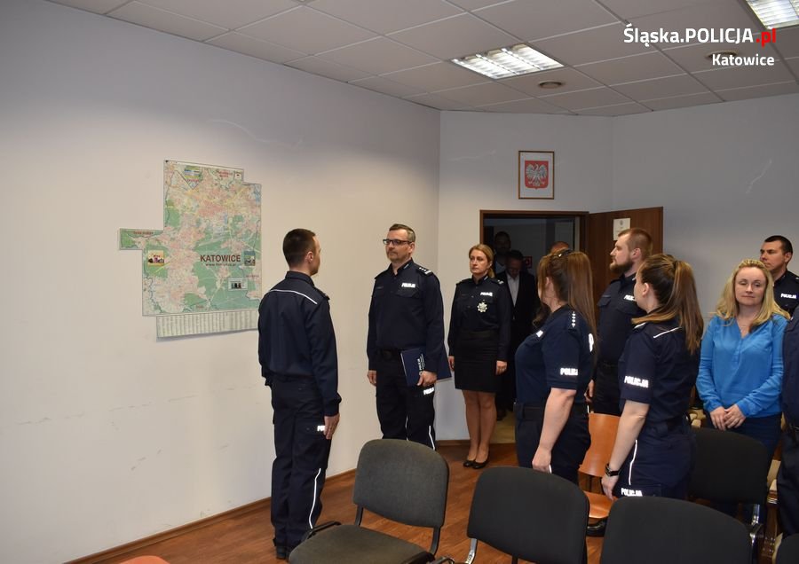 Zmiany kadrowe w katowickim garnizonie. Komisariat V ma nowego komendanta