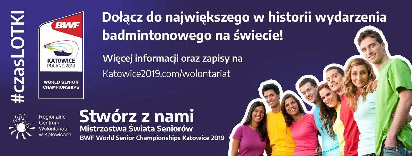 Wolontariat na World Senior Badminton Championships