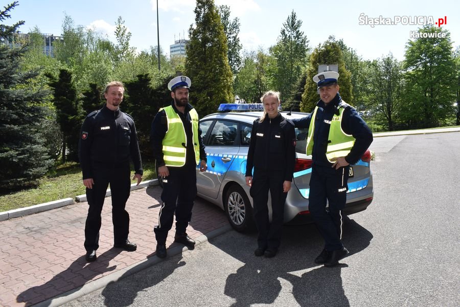 Studenci z niemieckiej Akademii Policyjnej z wizytą w katowickiej komendzie