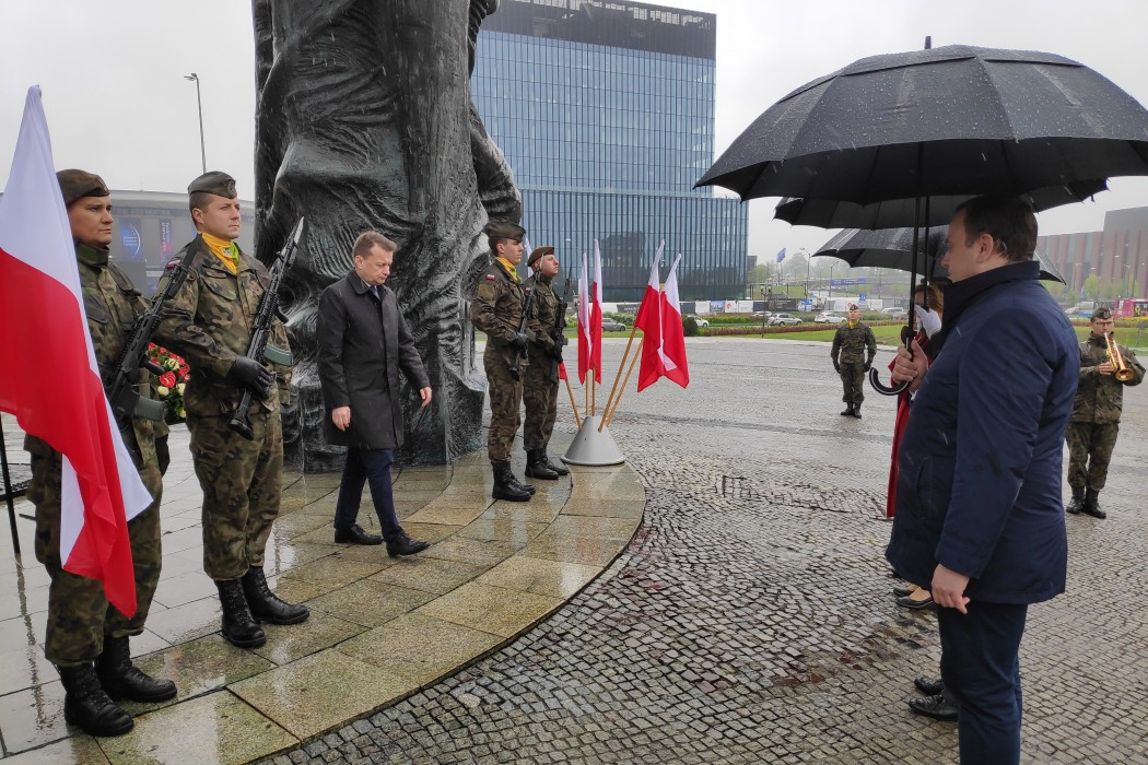 Wielka defilada wojskowa w Katowicach. Minister Obrony Narodowej z wizytą na Śląsku