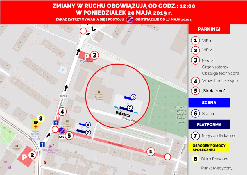 Świętochłowice: Zmiany i utrudnienia w ruchu w związku z wizytą Prezydenta RP