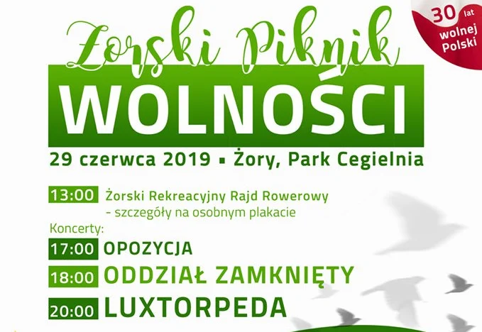 Żory: Mieszkańcy świętują 30. rocznicę wyborów 4 czerwca. Odbędzie się specjalna impreza
