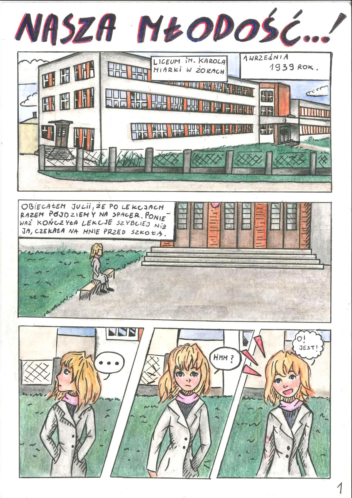 Komiks żorskiej gimnazjalistki z nagrodą IPN