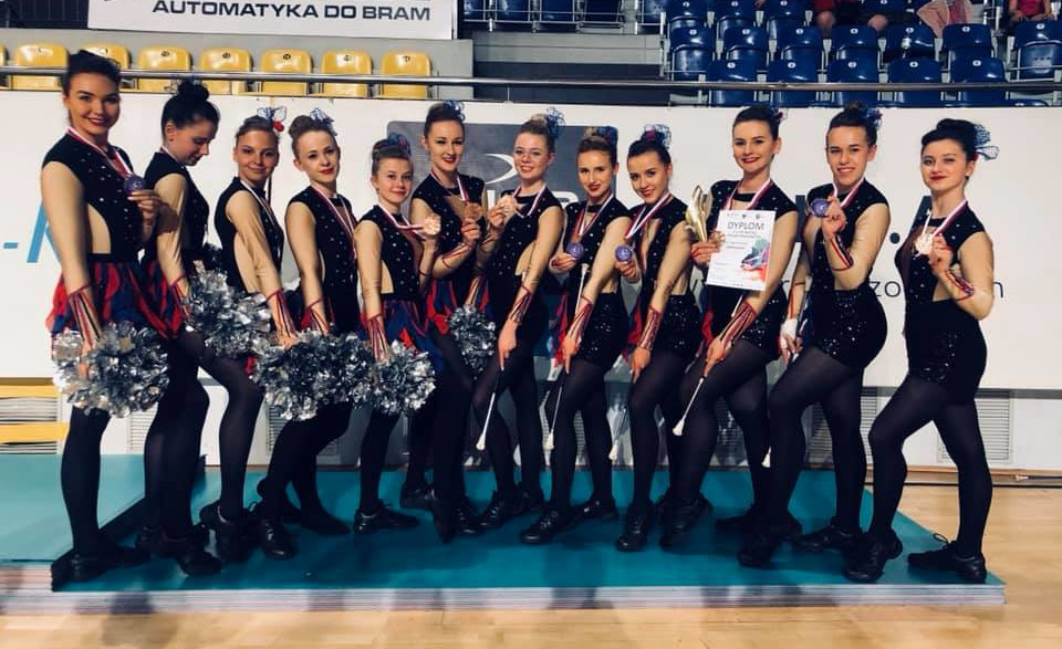 Żory: Mażoretki Eksplozja Żory wróciły z medalami z XXI. Mistrzostw Polski Mażoretek 2019!