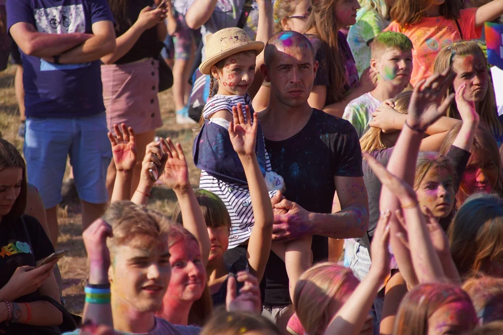 Dni Rudy Śląskiej 2019: Kolorowy zawrót głowy w Bykowinie podczas Festiwalu Holi
