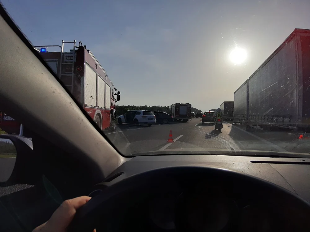 Karambol na autostradzie A4 w Rudzie Śląskiej! Występują duże utrudnienia w ruchu