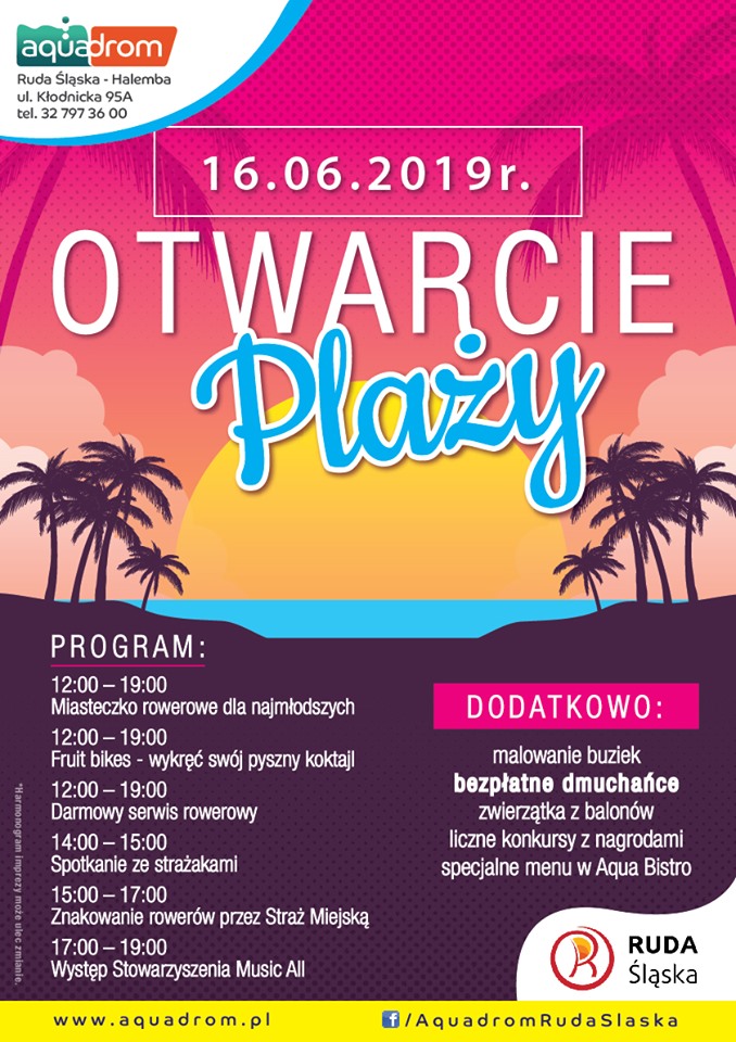 Otwarcie plaży przed Aquadromem. Sprawdź jakie atrakcje czekają