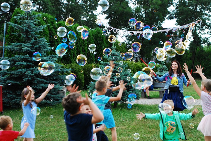 Noc Świętojańska w parku Strzelnica w Bielszowicach