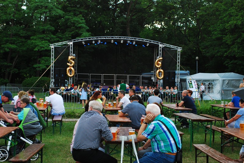 Noc Świętojańska w parku Strzelnica w Bielszowicach