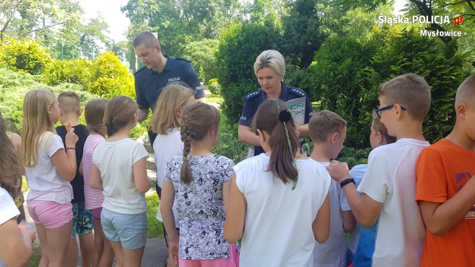 W Mysłowicach uczniowie zdawali na kartę rowerową pod okiem policjantów