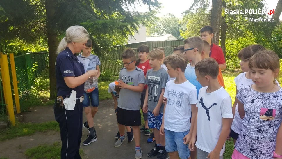 W Mysłowicach uczniowie zdawali na kartę rowerową pod okiem policjantów