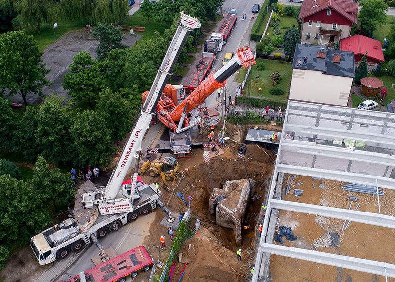 Podniesienie schronu zakończone sukcesem