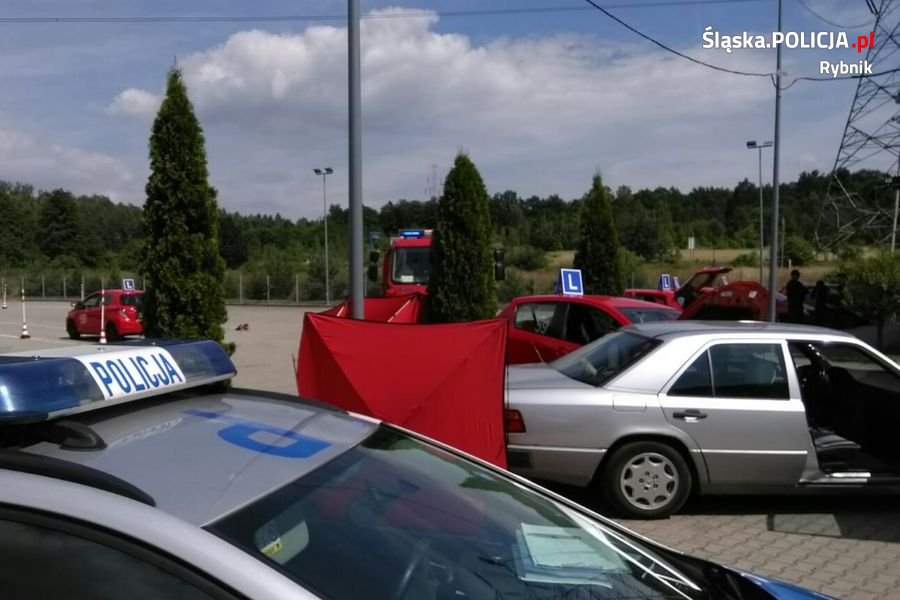 Śmiertelne potrącenie podczas egzaminu na prawo jazdy