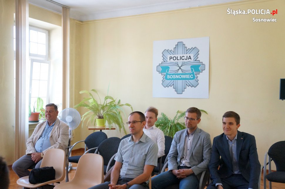 Uroczyste powitanie nowego Zastępcy Komendanta Miejskiego Policji w Sosnowcu