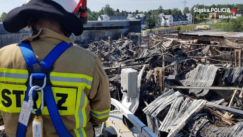 Mikołowscy policjanci nadal wyjaśniają przyczyny wtorkowego pożaru [ZDJĘCIA]