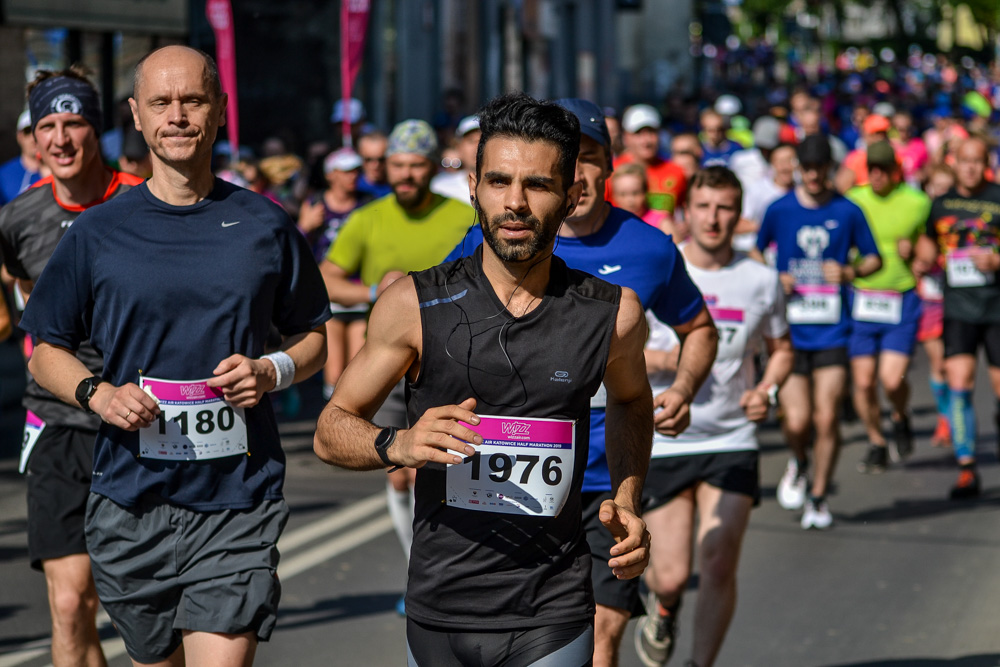WizzAir Half Marathon 2019 - tysiące biegaczy w Katowicach 61