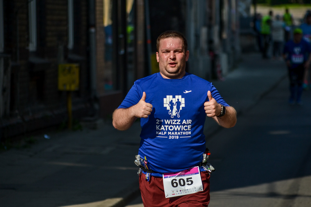 WizzAir Half Marathon 2019 - tysiące biegaczy w Katowicach 145