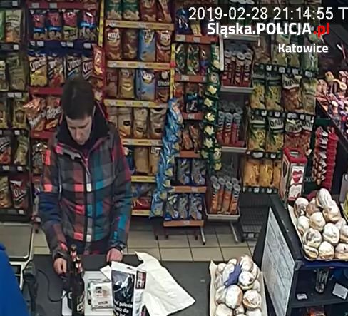 Sprawcę kradzieży zarejestrowały kamery. Rozpoznajesz osobę ze zdjęć?