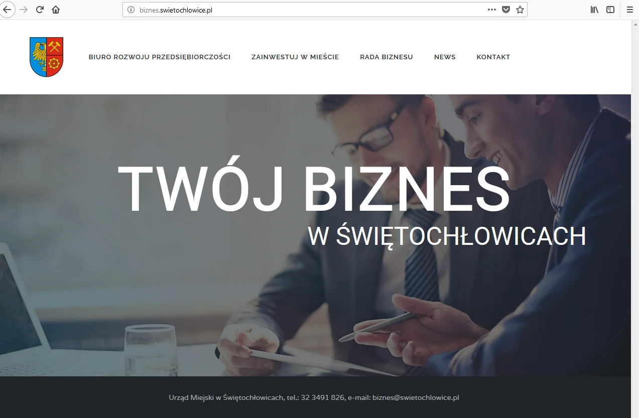 Świętochłowice: Premiera strony dedykowanej przedsiębiorcom