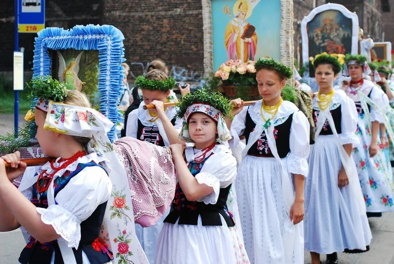 Procesja Bożego Ciała w świętochłowickich Lipinach