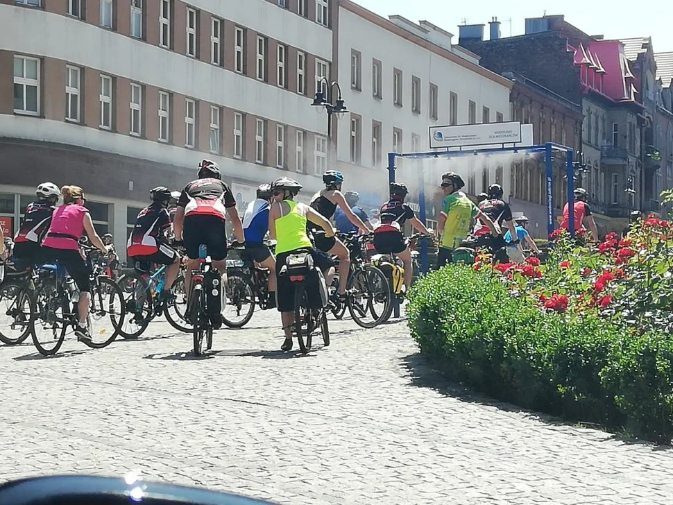 Zabrzańska drogówka zabezpieczała przejazdy rowerzystów