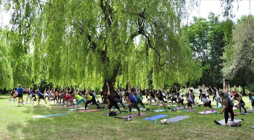 Ostatnie wakacyjne zajęcia jogi w Ogrodzie Botanicznym