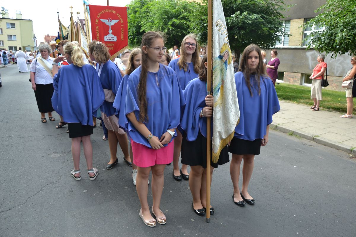 Procesje Bożego Ciała przeszły ulicami Żor
