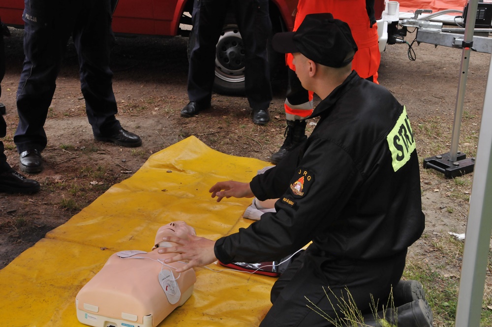 Ćwiczenia Straży Pożarnej na Kokotku 39