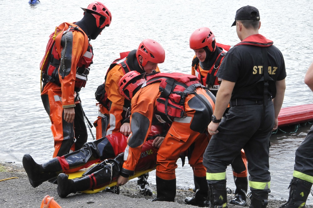 Ćwiczenia Straży Pożarnej na Kokotku 41