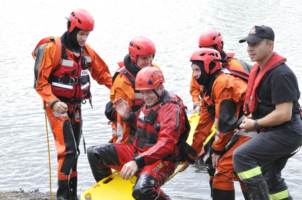 Ćwiczenia Straży Pożarnej na Kokotku 42