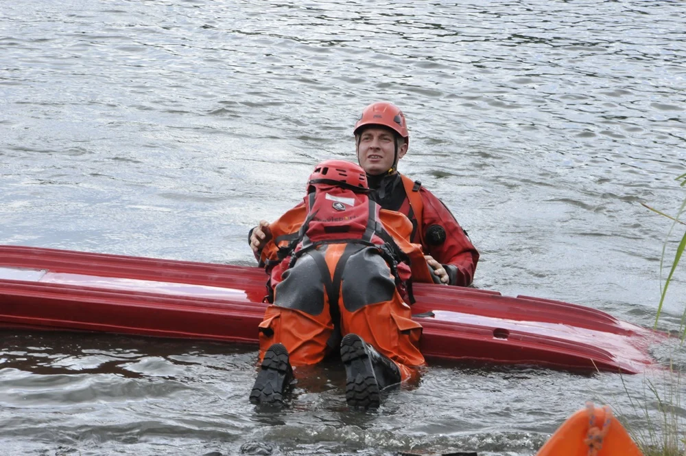 Rudzka Straż Pożarna zorganizowała trzydniowe szkolenie z zakresu ratownictwa wodnego