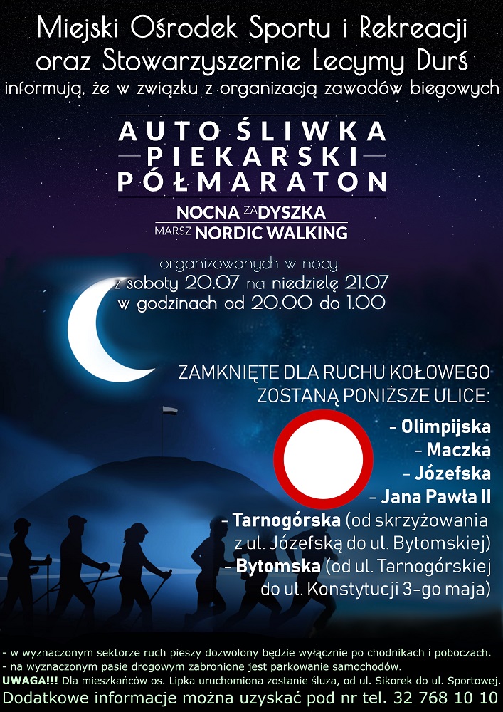 Przed nami Auto Śliwka Piekarski Półmaraton - jakie utrudnienia czekają na mieszkańców?