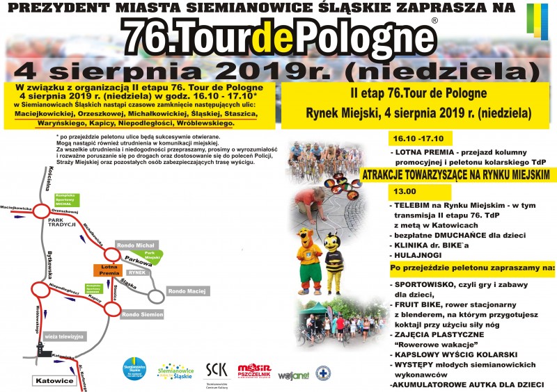 76. Tour de Pologne - wolontariusze poszukiwani!