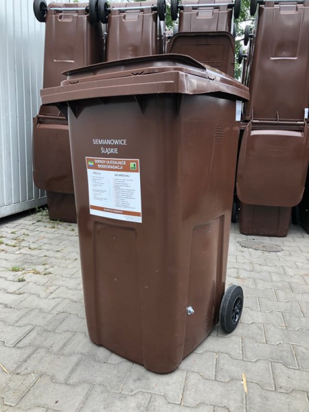 Nowe pojemniki BIO dla zamieszkałych w zabudowie jednorodzinnej