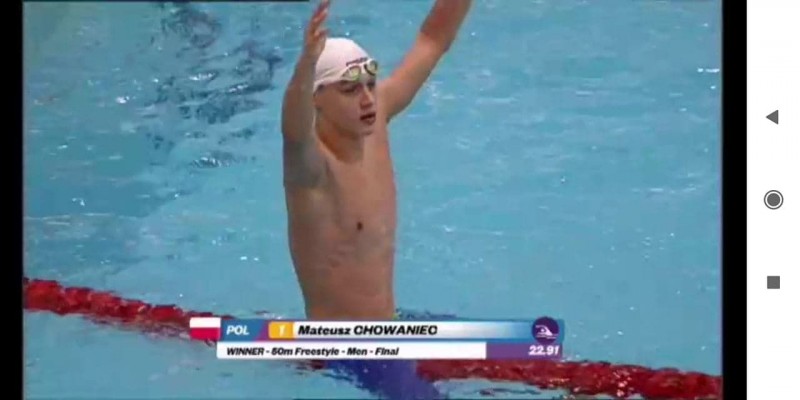 Mateusz Chowaniec z UKS Wodnik najlepszy w Europie