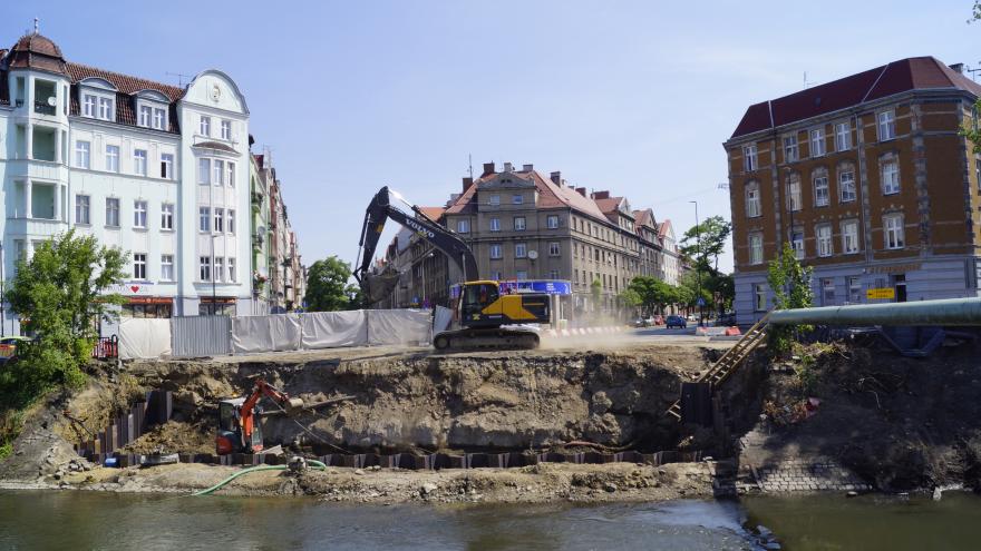 Ulica Wrocławska na razie bez mostu