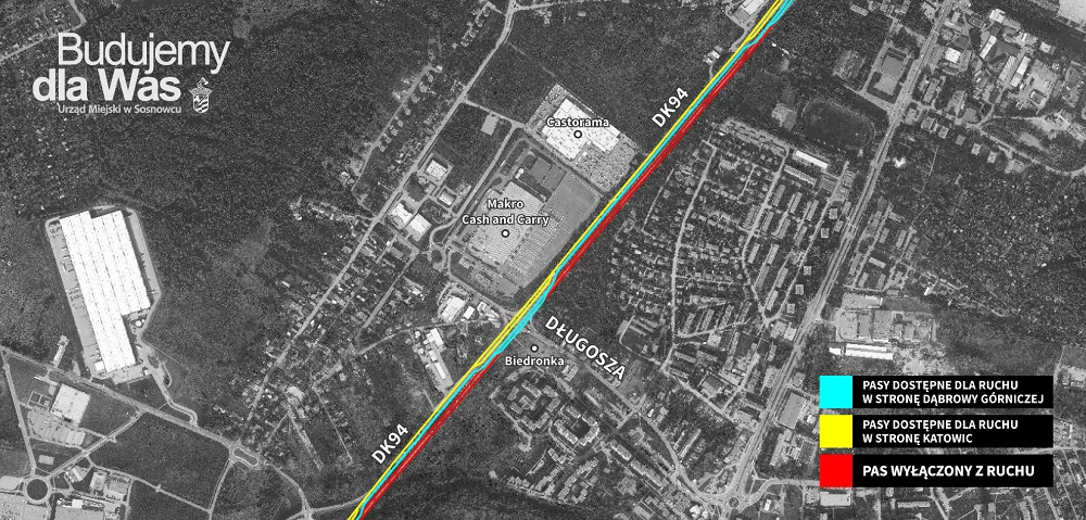 Przebudowa DK94 - zmiana organizacji ruchu