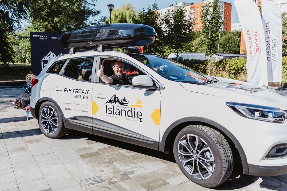 Na rowerze ręcznym, chce przejechać Islandię ze wschodniego wybrzeża na zachodnie