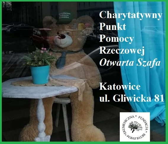 W Katowicach zostanie otwarty Charytatywny Punkt Pomocy Rzeczowej Otwarta Szafa