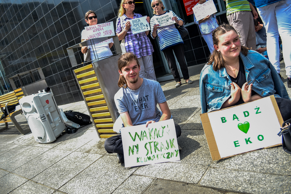 Śląska Młodzież Wspiera Wakacyjny Strajk Klimatyczny! [ZDJĘCIA]