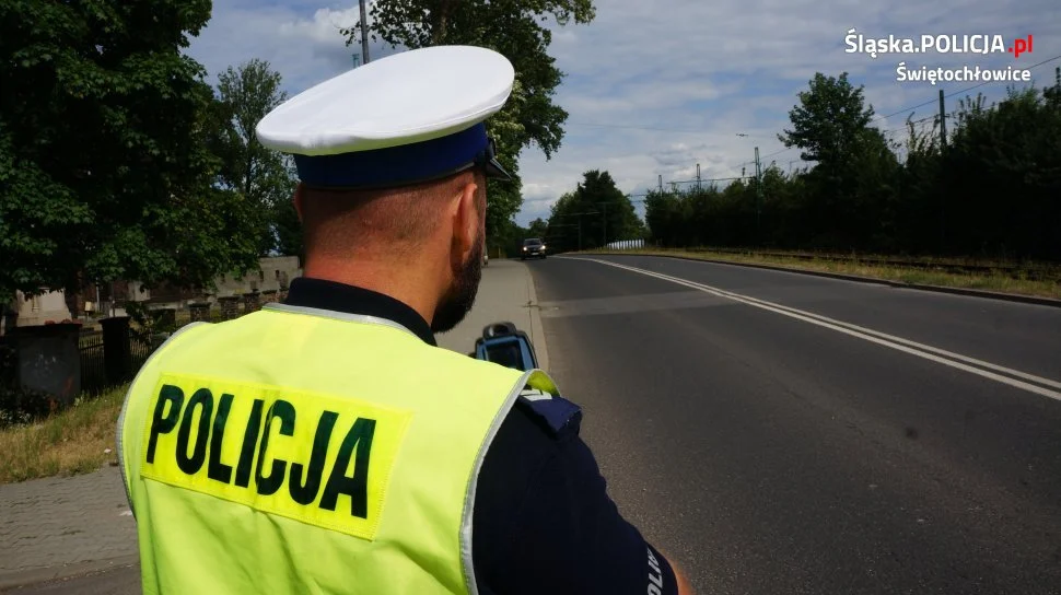 Świętochłowicka drogówka prowadziła działania "Kaskadowy pomiar prędkości"