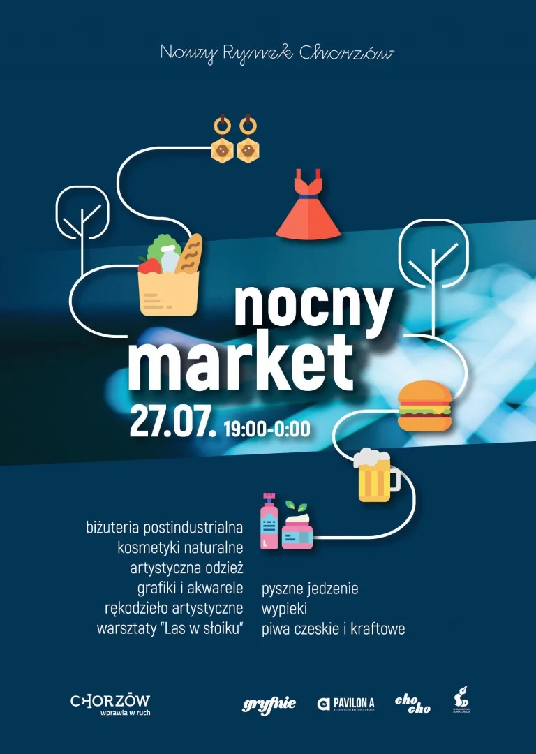 Nocny Market na rynku już w sobotę - czy centrum Chorzowa znowu zatętni życiem?