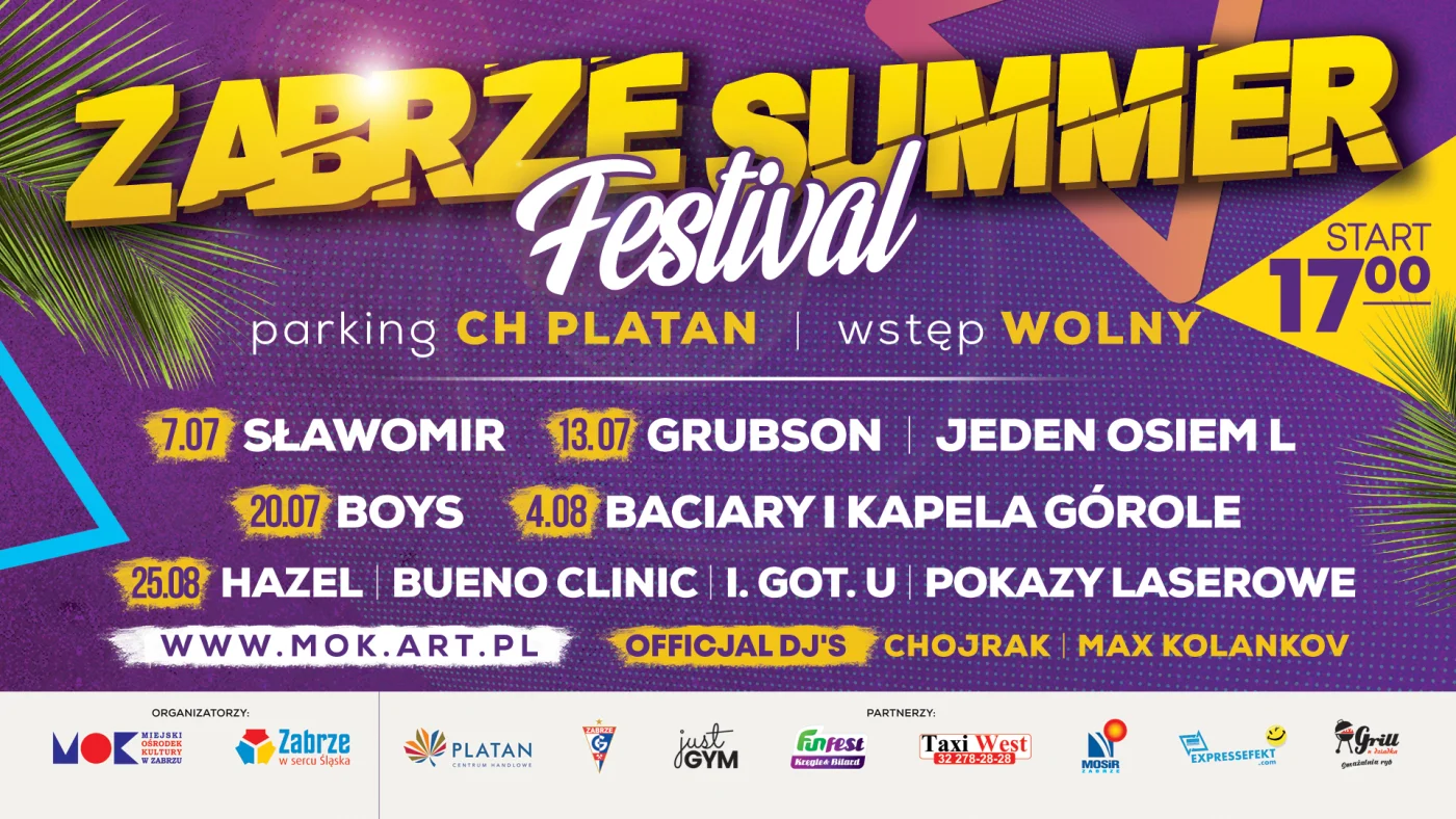 Zabrze: Miejsca parkingowe na Zabrze Summer Festival