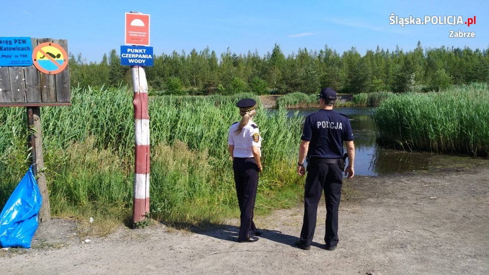 Zabrze: Policjanci i strażnicy kontrolowali zbiorniki wodne