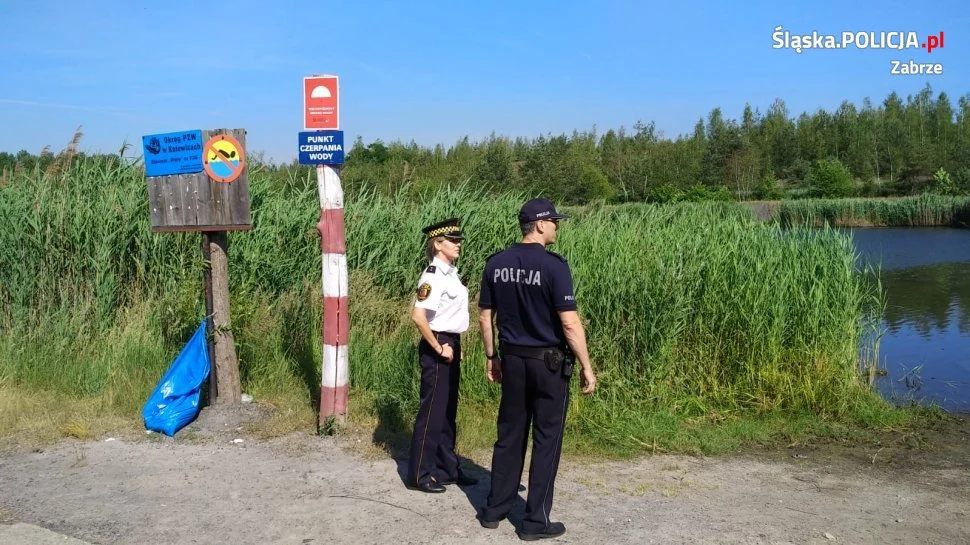 Zabrze: Policjanci i strażnicy kontrolowali zbiorniki wodne