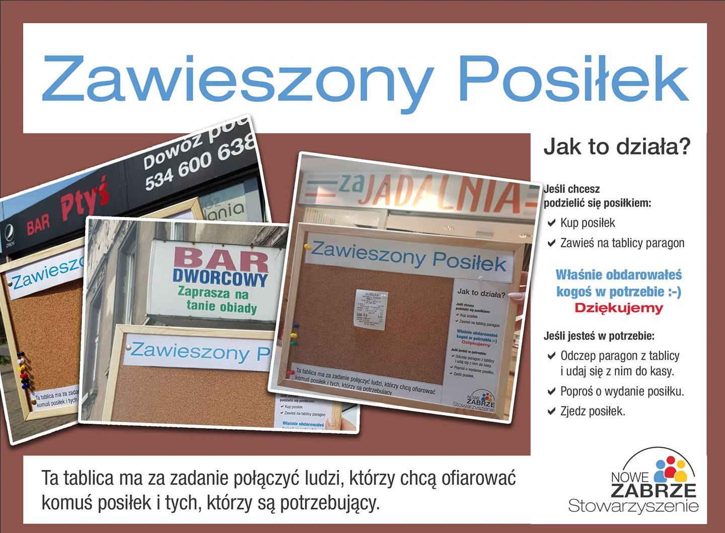 W Zabrzu działa "zawieszony posiłek". Na czym polega?