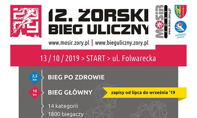 Lubisz biegać? Sprawdź się w XII Żorskim Biegu Ulicznym!