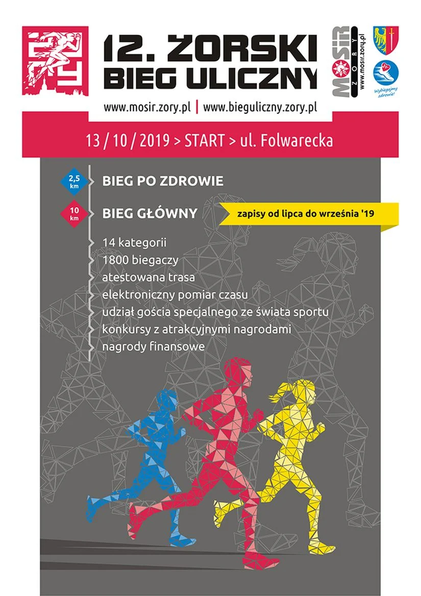 Lubisz biegać? Sprawdź się w XII Żorskim Biegu Ulicznym!